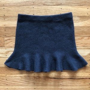 Zara Kids Fancy Collection Winter Collection Knitwear Gray Skirt Size 6